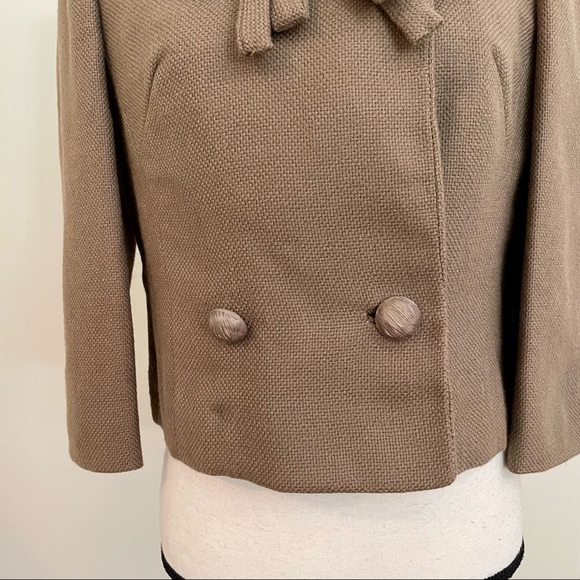 Vintage 60s Wool Woven Jacket - Picture 4 of 7